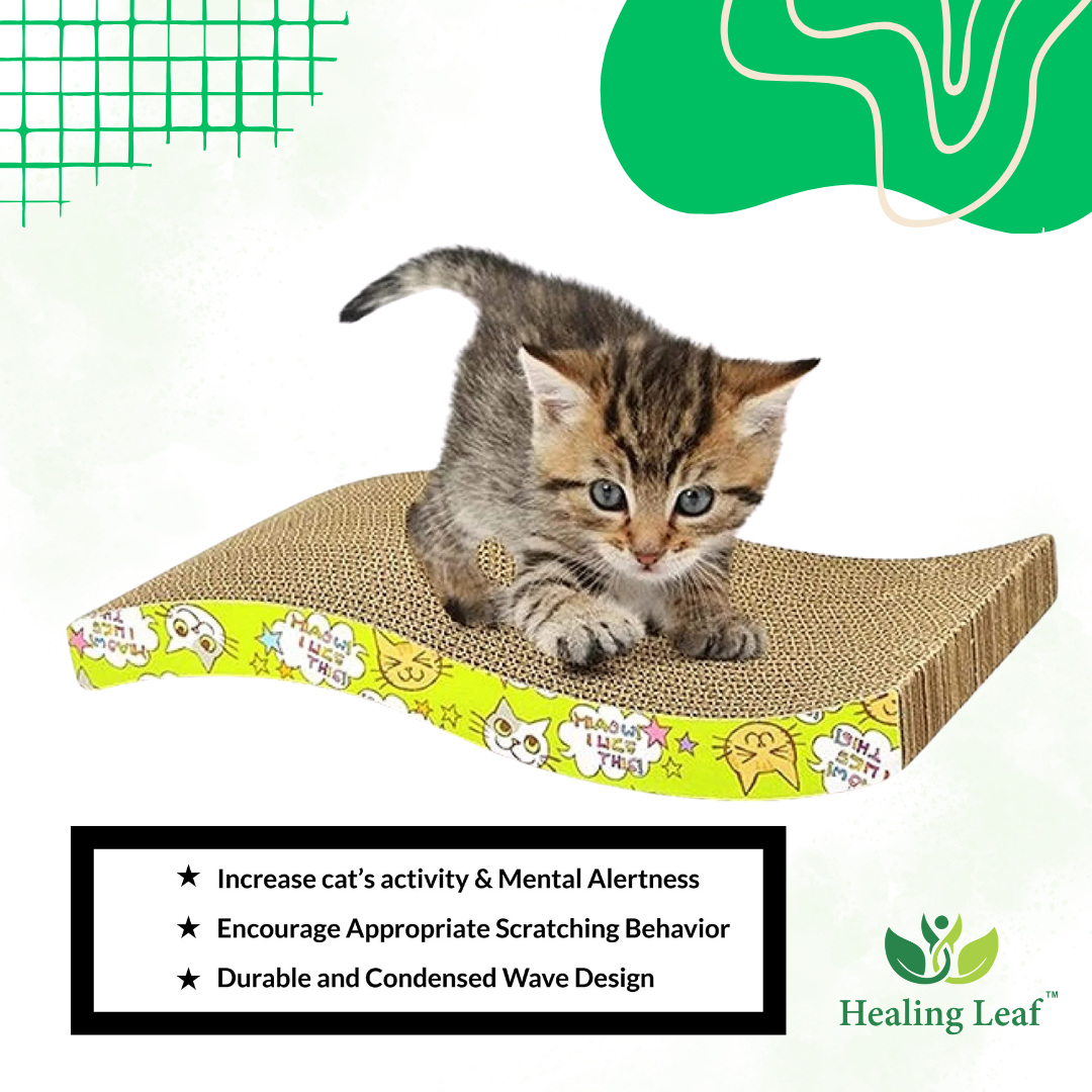 Cat scratching Mat Wave shaped
