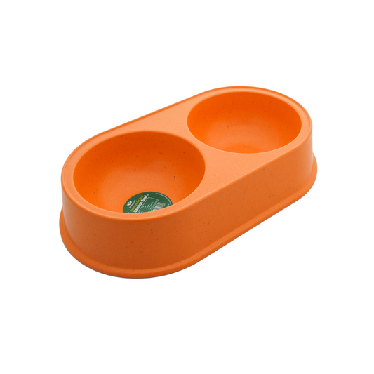 Eco-friendly Dual Bamboo Bowl For dogs and Cats