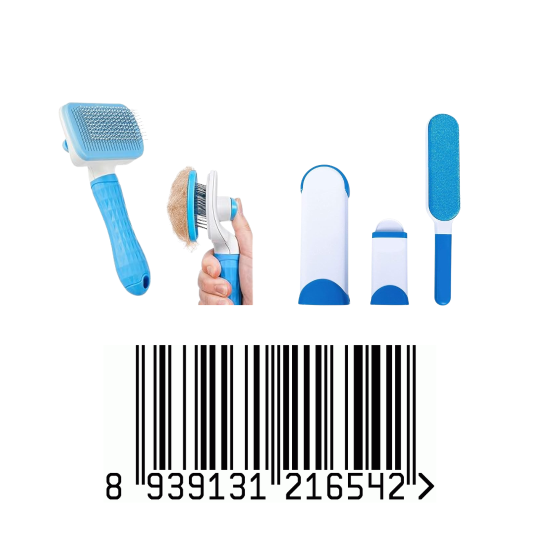 Pack of two (lint remover Brush + Slicker Brush)