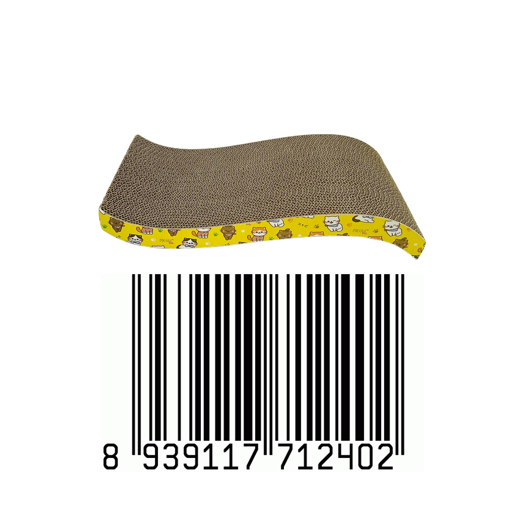 Cat scratching Mat Wave shaped