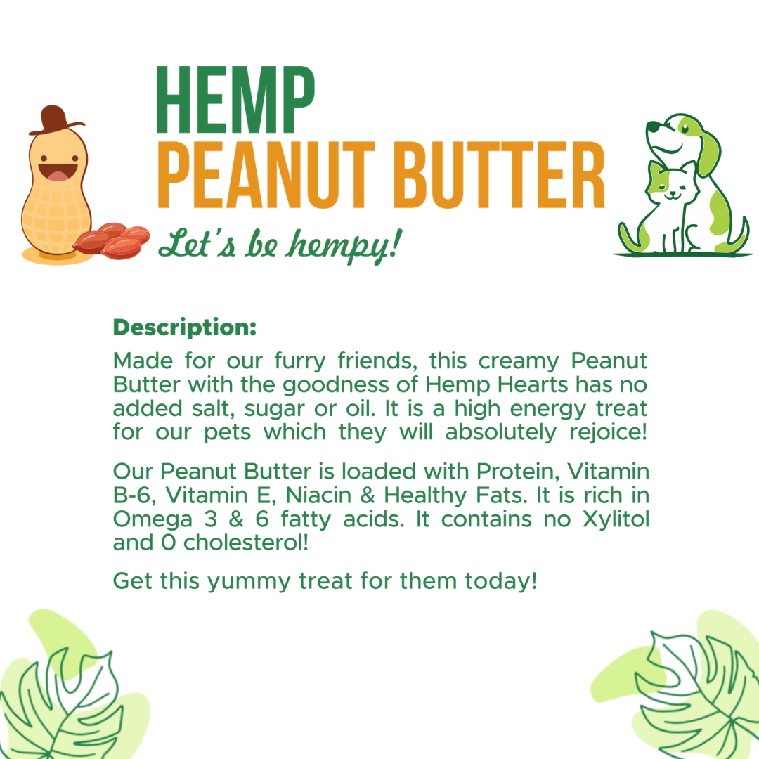 Hemp oil pets 30ml and Peanut Butter for dogs