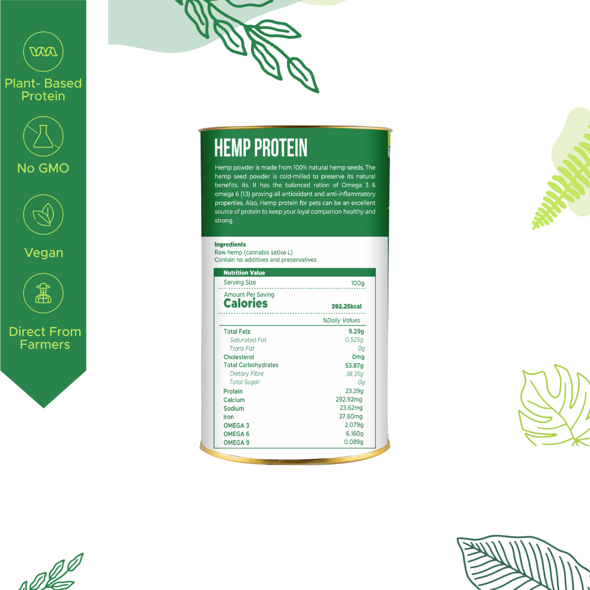 Hemp Protein Powder(100g) - Pets
