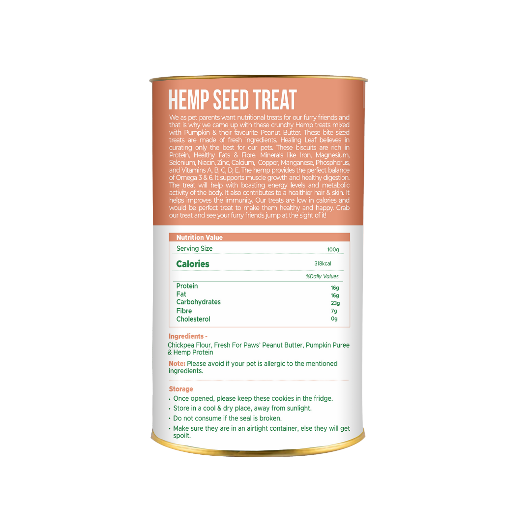 Hemp Pumpkin Treat (100g) - Pet