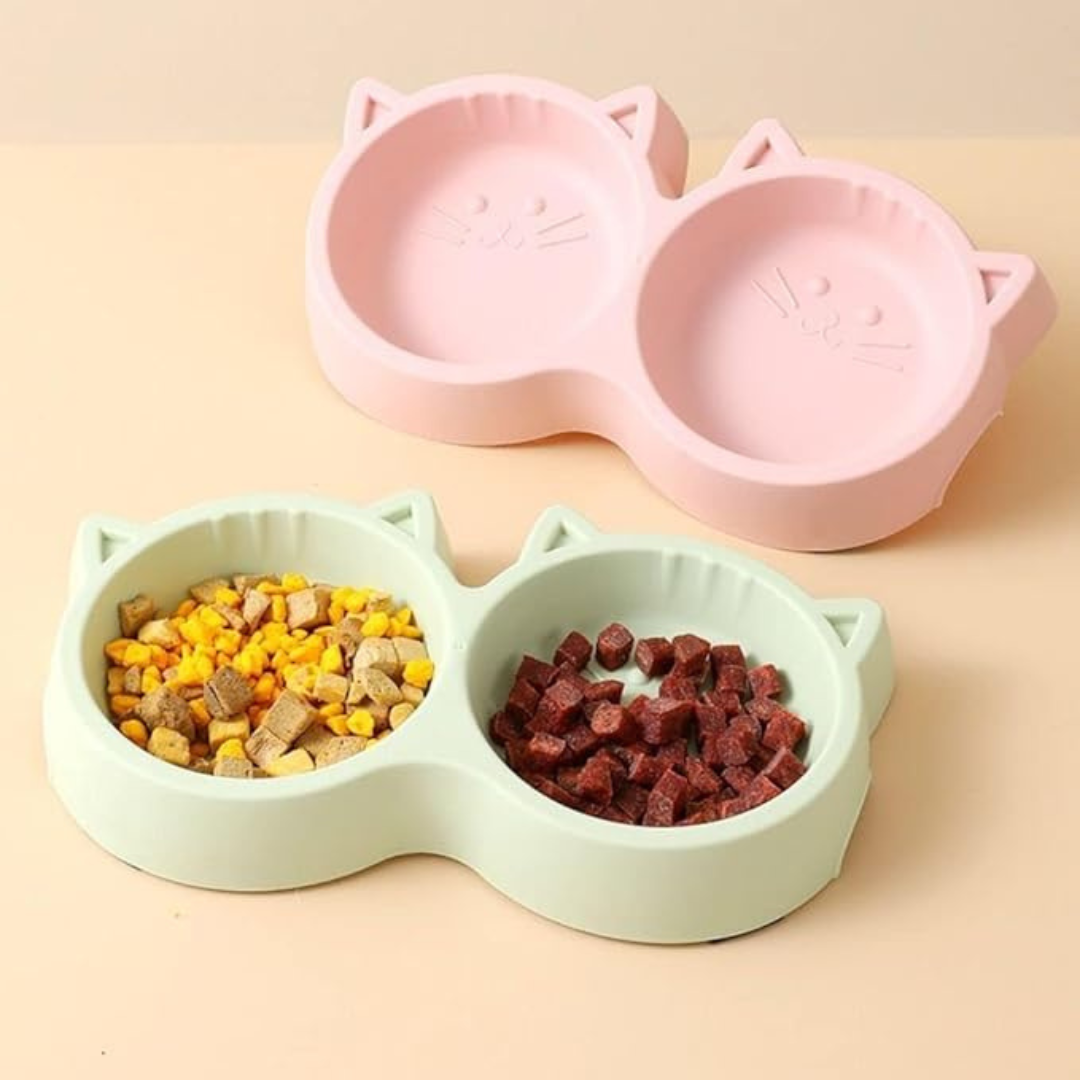 Combo of four ( slicker bush , wave scratching mat, Interactive ball and Cat dual bowl