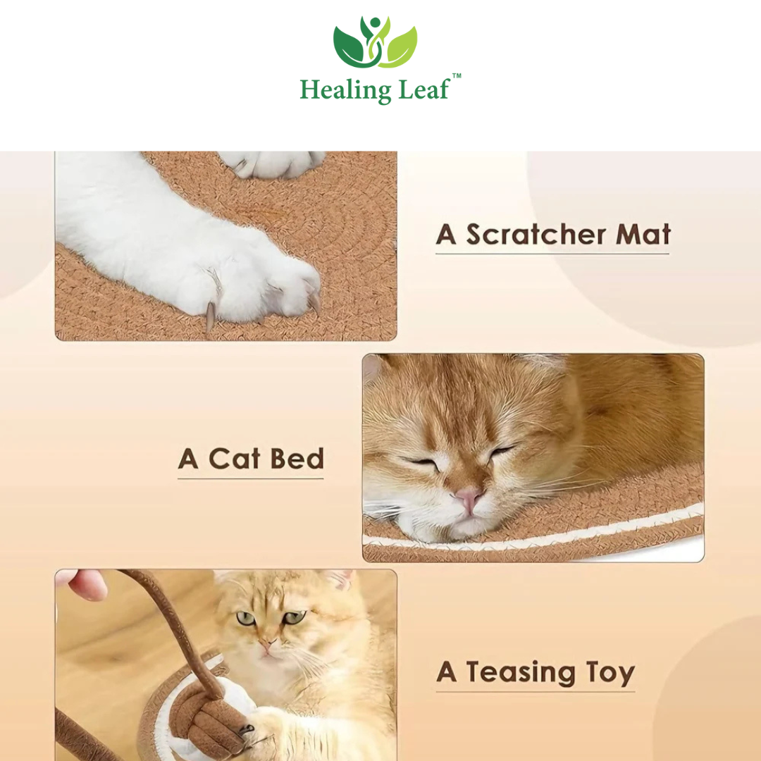 Eco-Friendly Jute Cat Scratching Mat
