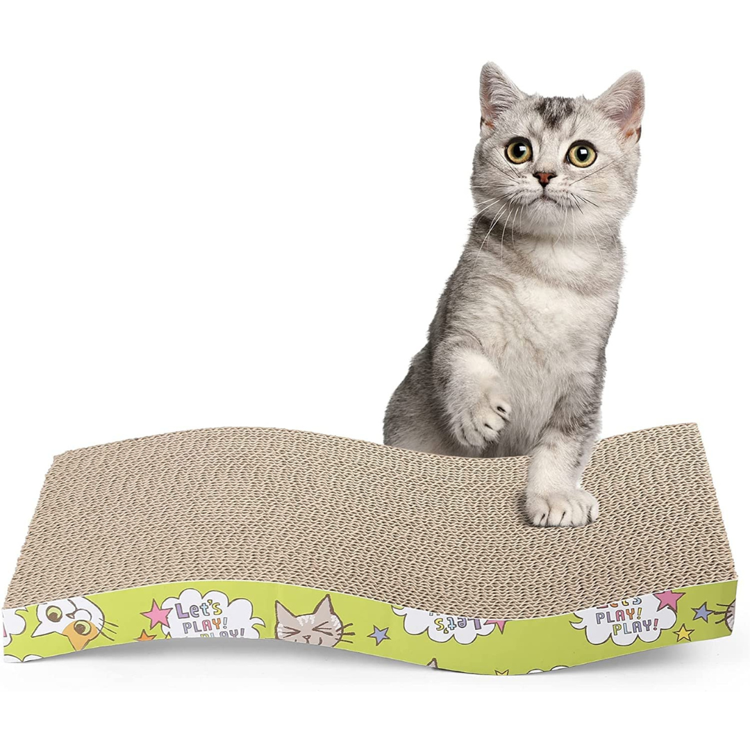 Cat scratching Mat Wave shaped