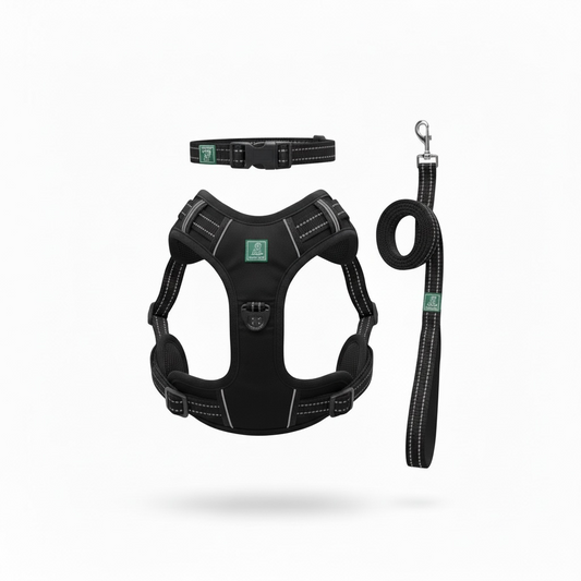 Dog Harness| Vest Harness for Dogs & Puppy | Adjustable Straps & Buckle | Soft & Breathable | 3M Reflective Padded Handle Harness with Secure Fit | Easy Control Dogs Chest Belt