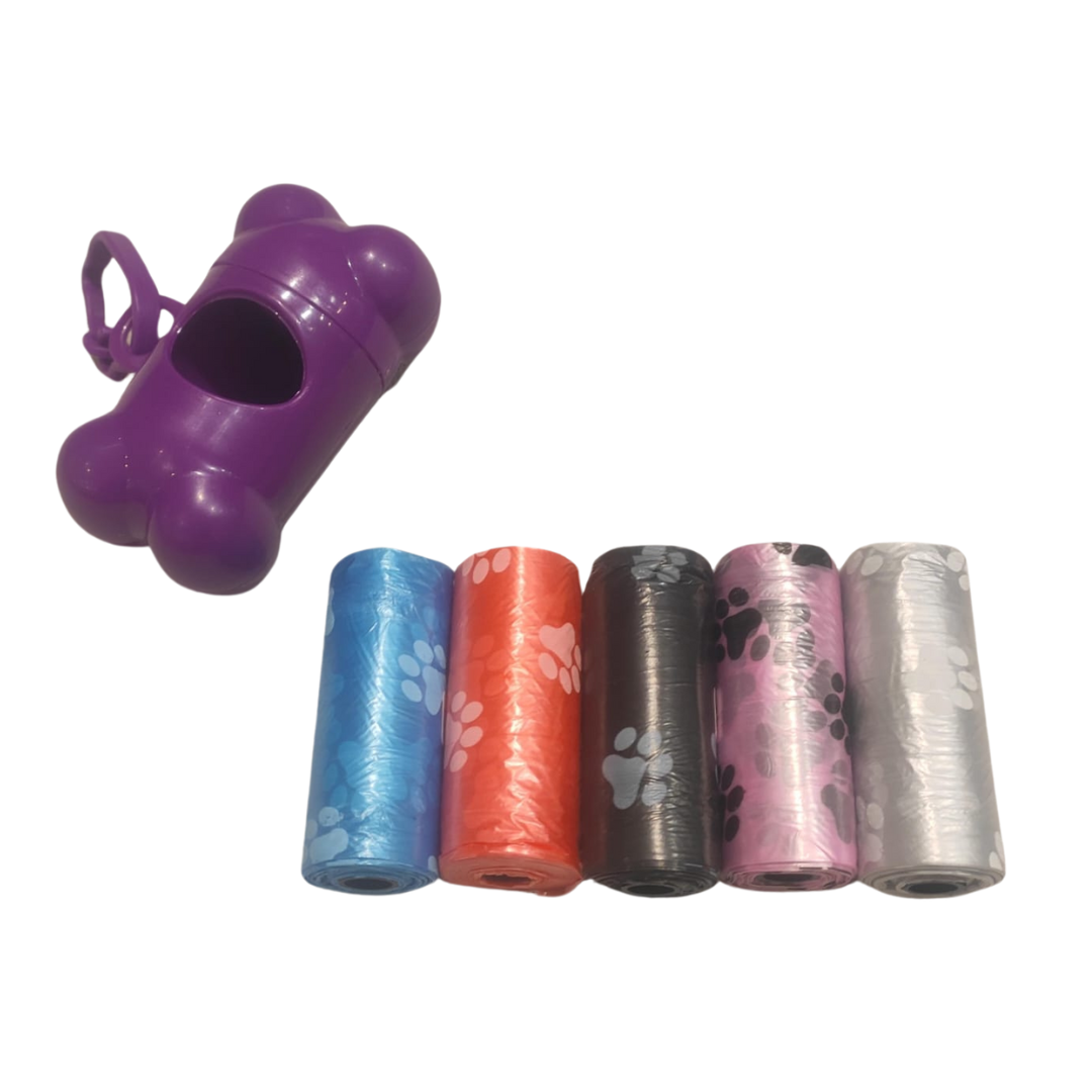 pooop bag with a dispenser