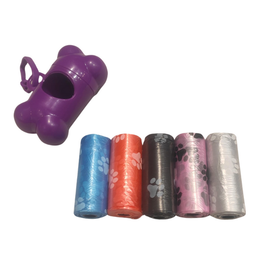 pooop bag with a dispenser