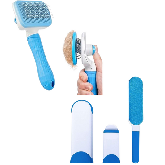 Pack of two (lint remover Brush + Slicker Brush)