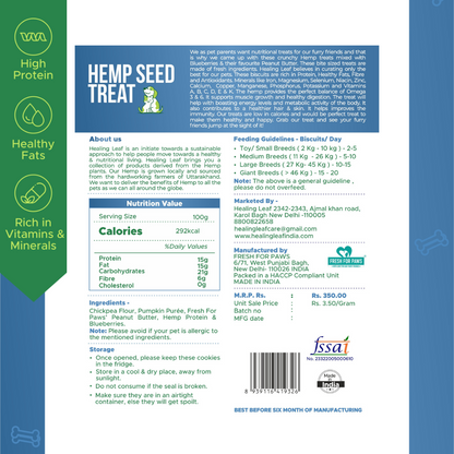 Hemp Blueberry Treat (100g) - Pet