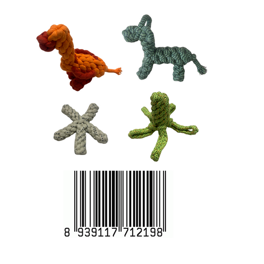 Animal Rope toy (combo of 6)