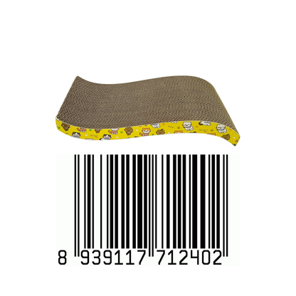 Cat scratching Mat Wave shaped