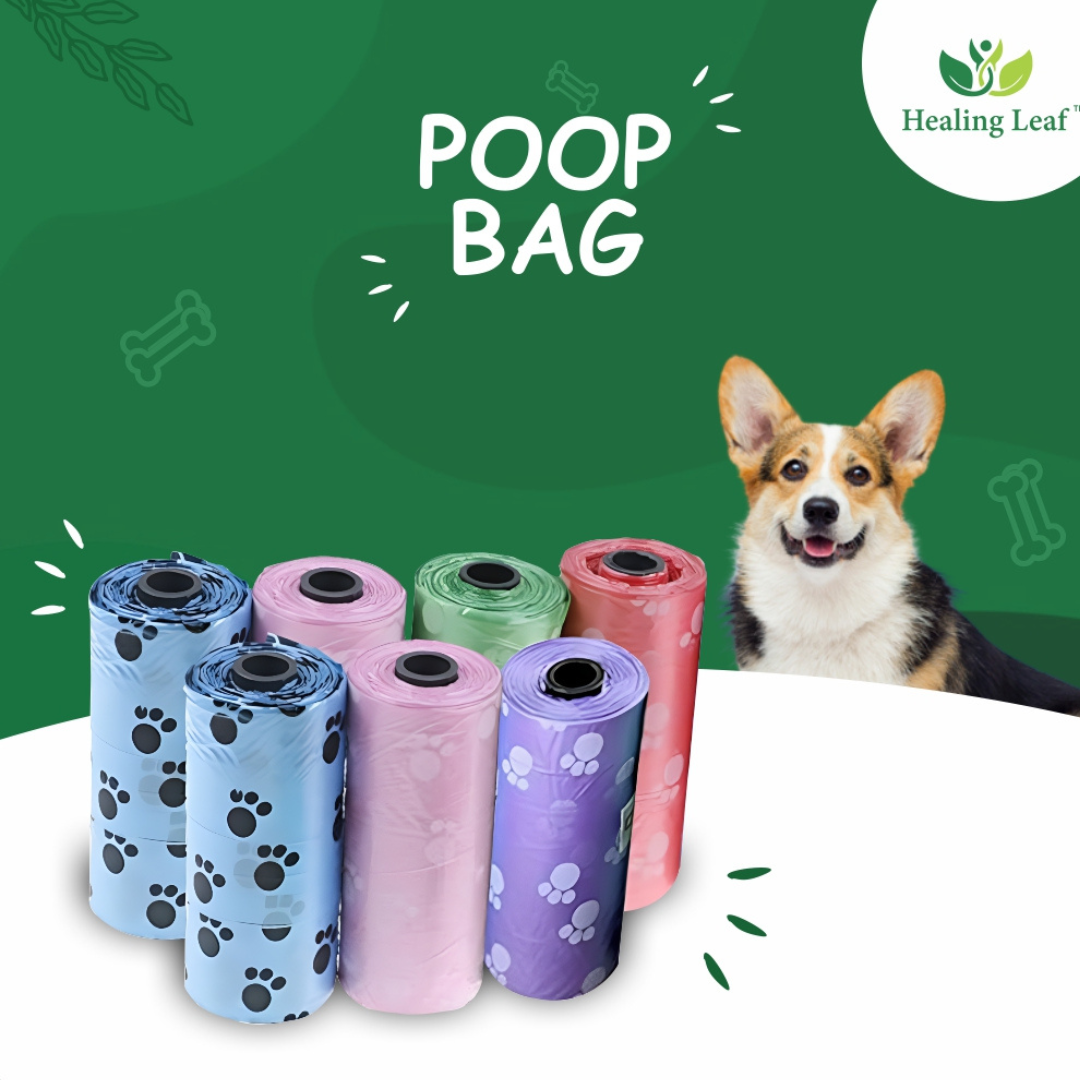 pooop bag with a dispenser