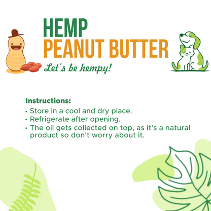 Hemp oil pets 30ml and Peanut Butter for dogs