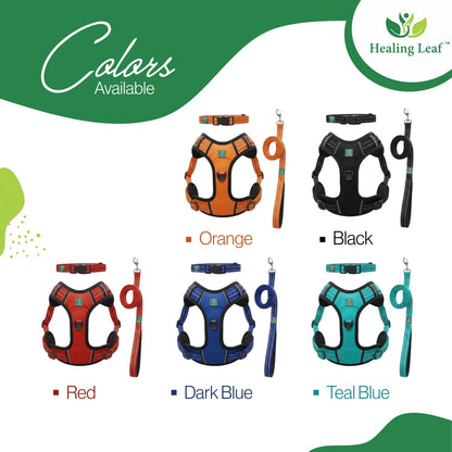 Dog Harness| Vest Harness for Dogs & Puppy | Adjustable Straps & Buckle | Soft & Breathable | 3M Reflective Padded Handle Harness with Secure Fit | Easy Control Dogs Chest Belt