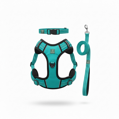 Dog Harness| Vest Harness for Dogs & Puppy | Adjustable Straps & Buckle | Soft & Breathable | 3M Reflective Padded Handle Harness with Secure Fit | Easy Control Dogs Chest Belt